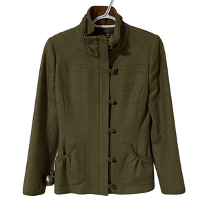 DuBarry of Ireland Plaid Tweed Jacket Size 8UK